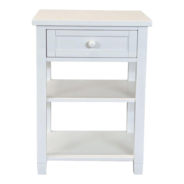 Pottery Barn Beadboard Nightstand For Sale