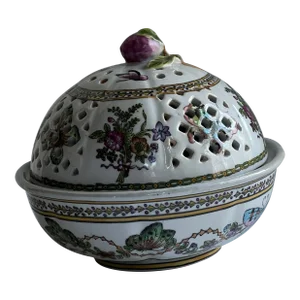 Chinoiserie Incense or Potpourri Decorative Bowl