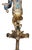 Pair of Mid-19th Century Italian Polychrome & Gilt Blackamoor Pedestal Tables For Sale In Los Angeles - Image 6 of 11