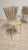 Vintage Fan-Back Dining Chairs with Beige Leatherette Upholstery, 1960s, Set of 6 For Sale - Image 6 of 18