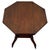 Antique English Octagonal Mahogany Side Table For Sale - Image 4 of 8