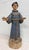 Large 1600's Antique Hand Carved Polychromed Santos St. Francis Sculpture Statue For Sale - Image 10 of 16
