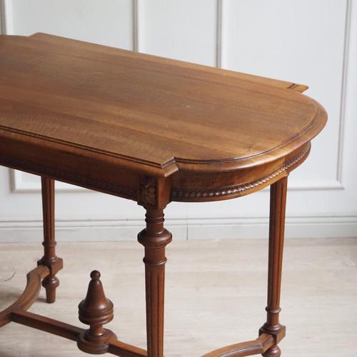 Historicist Console Table with Turned Legs and Central Support, 1900s For Sale - Image 9 of 13