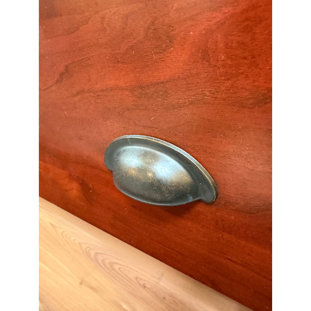 Early 21st Century Stuart Davis Nauvoo Bedroom Collection Media Armoire, Cherry Wood For Sale - Image 5 of 12