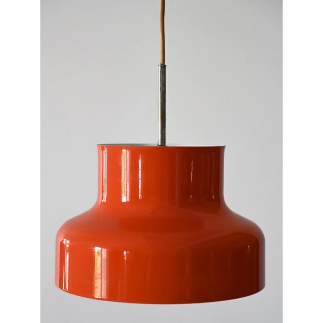 1960s Orange Bumling Lamp from Ateljé Lyktan, 1960s For Sale - Image 5 of 10