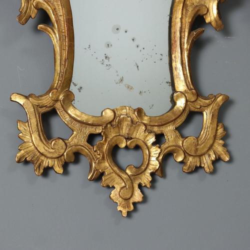 Small Carved Wooden Mirrors, Set of 2 For Sale - Image 5 of 11