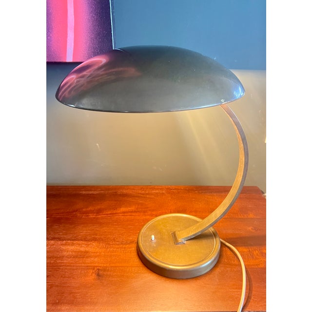 Bauhaus Model 6751 Desk Lamp in Brass by Christian Dell for Kaiser-Leuchten, 1930s For Sale - Image 11 of 11