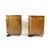 Vintage Art Deco Bedside Tables in Walnut Veneer, Czechoslovakia, 1930s, Set of 2 For Sale - Image 11 of 17