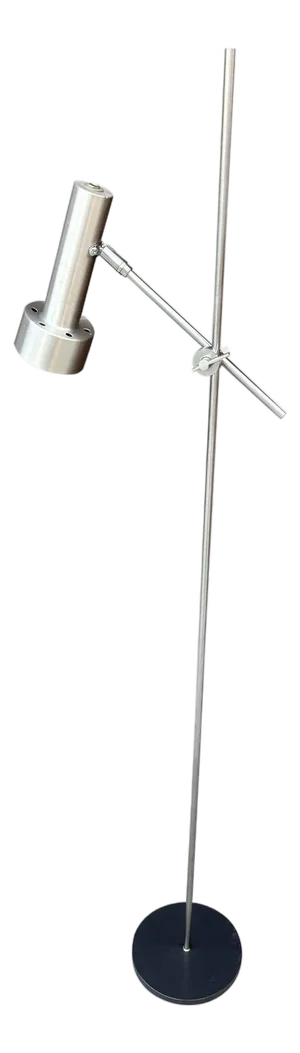 1970s Adjustable Aluminum and Steel Floor Lamp by RAAK