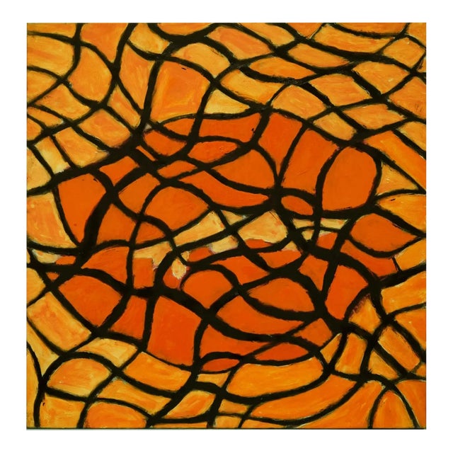 Reticulum - Oil Painting 2019 by Giorgio Lo Fermo 2019 For Sale