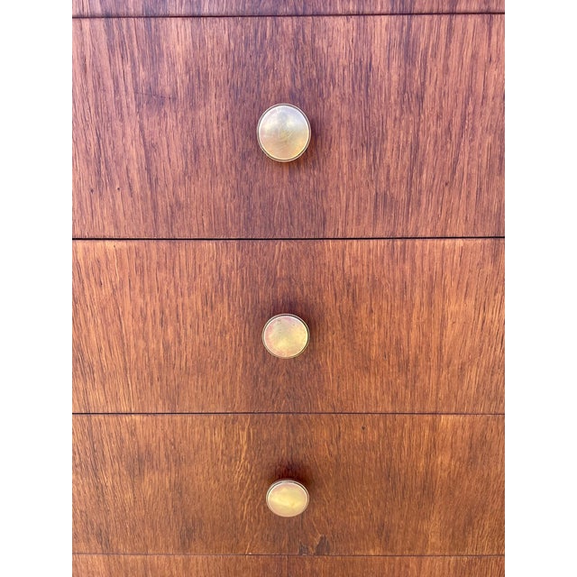 Mid-Century Oak Chest of Drawers, 1950s For Sale - Image 9 of 18