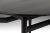 Circa 1960s Mid-Century Modern Ebonized Extension Dining Table with Architectural Leg Base For Sale In Orlando - Image 6 of 12