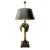 1980s 1980s Large Tole Palm Tree Table Lamp With Original Tole Shade by Decorative Crafts For Sale - Image 5 of 12