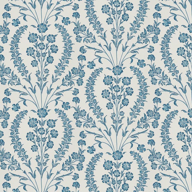 Chelwood Blue Wallpaper Sample Chairish