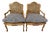 Stunning French Louis XV / Provencial Style Caned Armchairs - A Pair For Sale