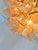 Murano Contemporary Clear and Gold “Petali-Selle” Murano Glass Chandelier in Mazzega Style For Sale - Image 4 of 8