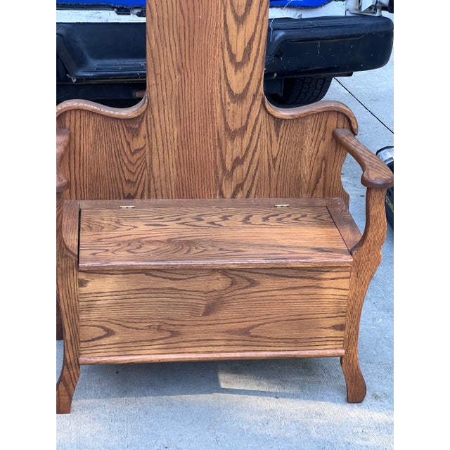 Vintage Wooden Hall Tree Chairish