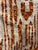 Ivory and Orange Striped Rug For Sale - Image 9 of 9