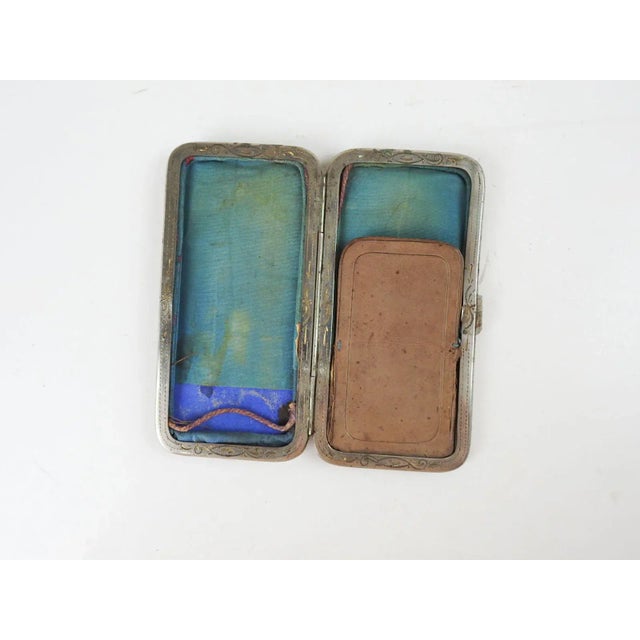 Late 19th Century Antique Victorian Pietra Dura Inlaid Stone Karlsbad Card Case For Sale - Image 5 of 6