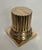 Mid-Century Modern Pair of brass bookends representing columns For Sale - Image 3 of 12