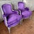 Gustavian Bergeren Armchair in Velvet, Set of 2 For Sale - Image 5 of 5
