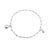 Metal Tiffany & Co. Hardwear Collection Small Wrap Silver Charm Chain Link Bracelet For Sale - Image 7 of 12