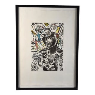 Black and White Etching Patrick Wadley For Sale