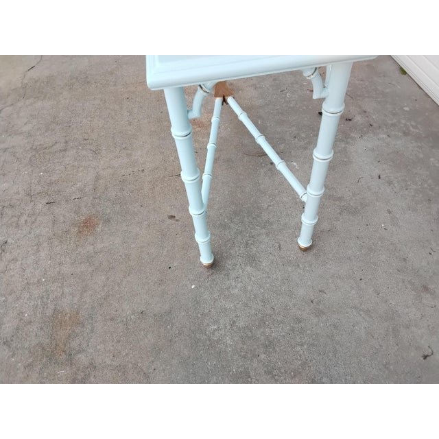 1960s Mid-Century Palm Beach Sofa Table For Sale In Naples, FL - Image 6 of 10