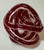 Glass Late 20th Century Red Art Glass Twisted Knot Orbit Ball Aventurine Metallic Gold Flecks For Sale - Image 7 of 8