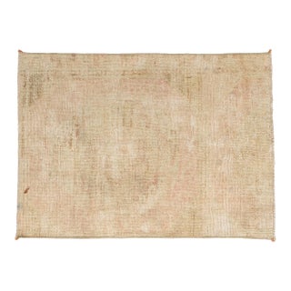 Washed Out Mini Rug Fragment - 2`2″ X 2`11″ For Sale