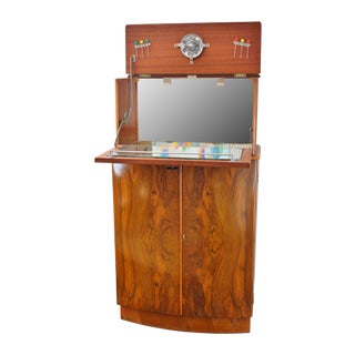 Art Deco English Freestanding Bar For Sale