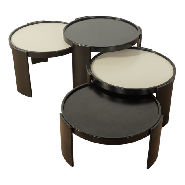 Model 783 Nesting Tables by Gianfranco Frattini for Cassina, 1960s, Set of 4 For Sale