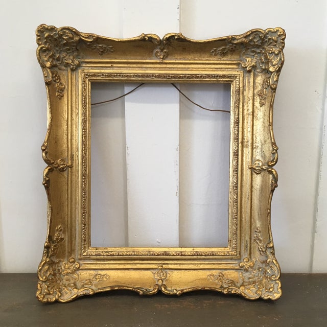 Vintage Gold Carved Wood Frame Chairish