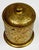 Indian Vintage Brass Indian Etched Floral Lidded Jar For Sale - Image 3 of 7