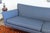 Vintage Paul McCobb Pagoda Blue Fabric Mid Century Modern Sofa For Sale In Detroit - Image 6 of 8