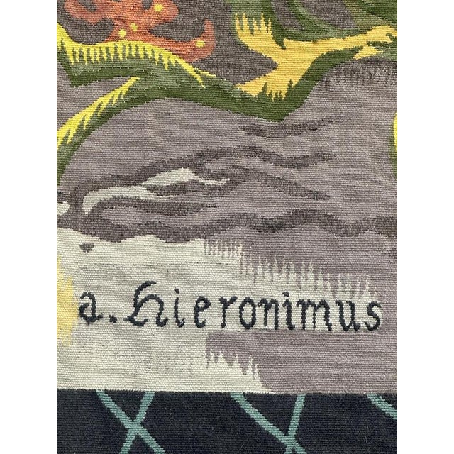 The Sunken Nave Tapestry from Aubusson, 1930s For Sale - Image 6 of 18