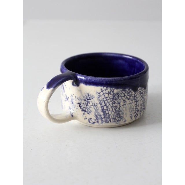 Vintage Studio Pottery Mug For Sale - Image 9 of 10
