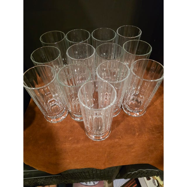 1990s Dansk Highball Glasses From France Set of Thirteen For Sale - Image 5 of 9