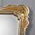Gilded Wood Mirror with Faux Silver and Gold Leaf Finish For Sale - Image 5 of 9