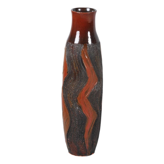 Mid-Century Vase in Ceramic, Czech, 1950s For Sale
