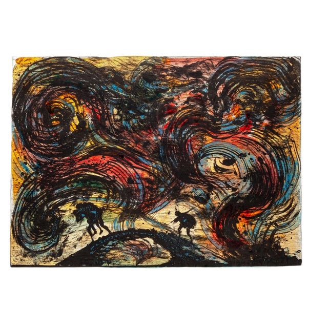 Eugène Berman, Escape from Troy, 1960s, Original Lithograph For Sale