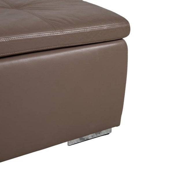 Leather Mezzo Ottoman from BoConcept For Sale - Image 4 of 11
