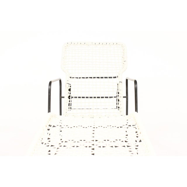 1990s Mid Century Bronze Patio Reclining Chaise Lounges – Kurt Voss Metals, Attributed For Sale - Image 9 of 12