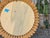 Giltwood Feathered Round Mirror with Radiating Frame, French, 1920s For Sale - Image 4 of 12