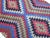 Textile 1960s Turkish Blue Wool Diamond Kilim Rug 2'11" X 4'2" For Sale - Image 7 of 11