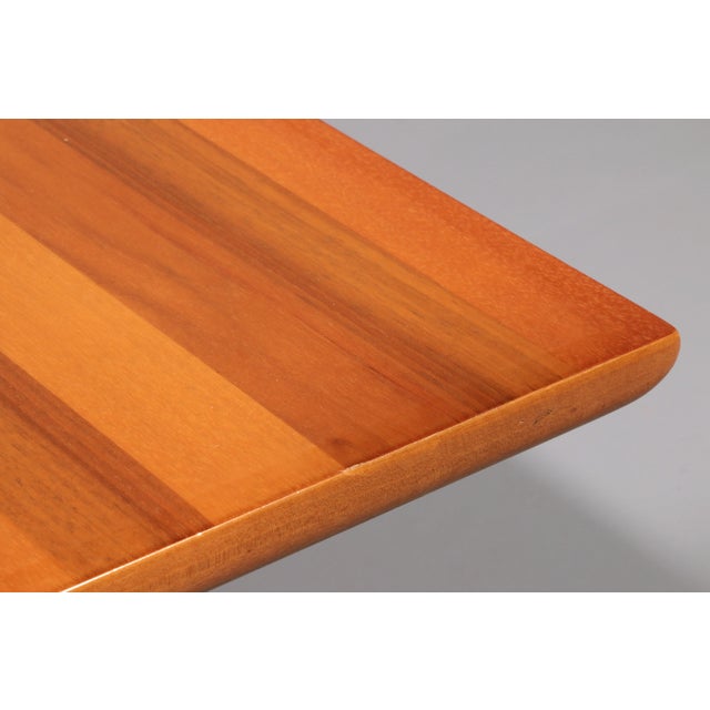 Mario Bellini Bellini’s Exquisite Walnut Coffee Table - A Masterpiece of Italian Modernism, 1970s For Sale - Image 4 of 11