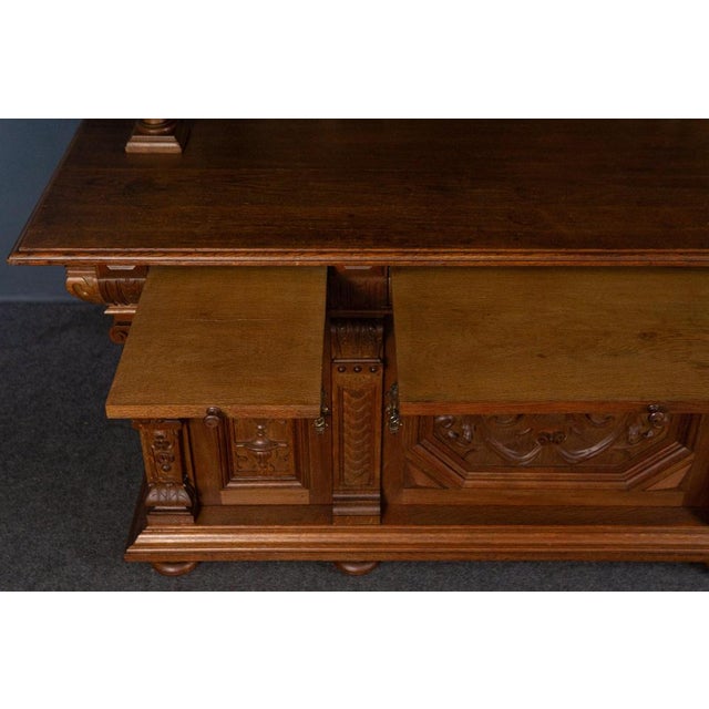 Wood Wilhelminian Buffet, Late 19th Century For Sale - Image 7 of 18