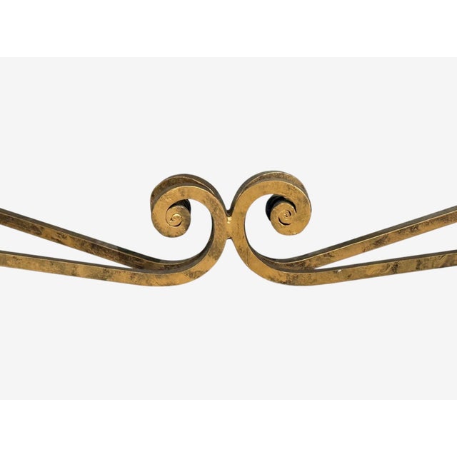 Maitland Smith, Console Table, Gilt Metal, Marble, Philippines, 1980s For Sale - Image 13 of 13