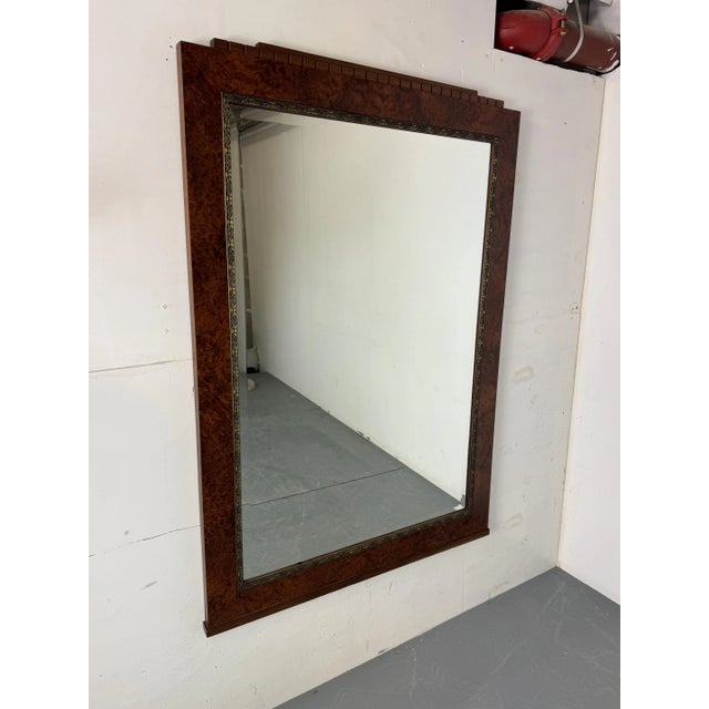 1930s Large French Art Deco Wall Mirror, 1930s For Sale - Image 5 of 12