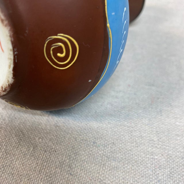 Satsuma Japanese Hand Panted Vase For Sale - Image 12 of 12